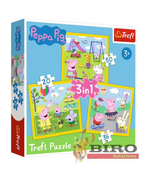 TF Ziua fericită a Peppei. Peppa Pig, 3 în 1